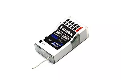 Futaba RC Model R2106GF S-FHSS 2.4GHz 6ch R/C Hobby High Voltage Receiver RE777 • $70.57