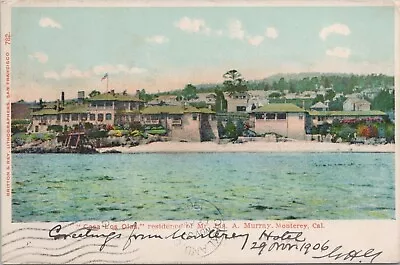 Lithograph * Monterey California Shoreline View Casa Las Olas 1906 • $11.99