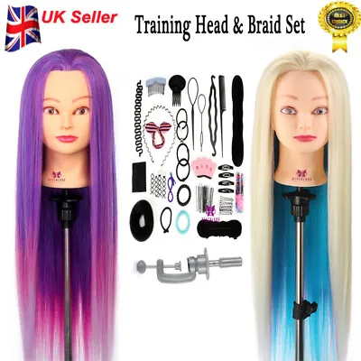 £26.99 • Buy Neverland Training Mannequin Head Styling Doll & Braid Tool Sets Beauty UK Stock
