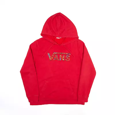 VANS Womens Hoodie Red Pullover M • £17.99