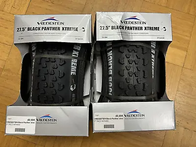 1 Pair Vredestein Black Panther Xtreme MTB Folding Tires 27.5 X 2.20 55-584 • $26.64