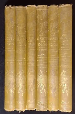 £120 • Buy British Birds With Their Nests And Eggs By Arthur G. Butler (Six Volumes, 1896)