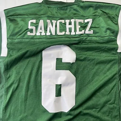 Reebok Onfield NFL New York Jets Mark Sanchez #6 Green Stitched Jersey Size 50 • $12.32