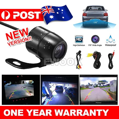 170° Reverse Camera Waterproof Car Rear View Backup Parking Cam HD Night AUS • $10.95