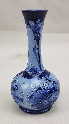 £495 • Buy Early William Moorcroft Miniature Cornflower Pattern Florian Ware Vase