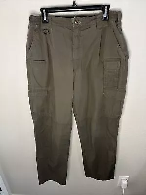 5.11 Tactical Series Cargo Pants Men's Size 36x34 Khaki Brown 8 Pocket • $14.99