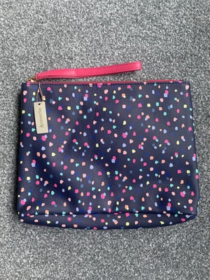 £5.50 • Buy BNWT Accessorize Make Up/ Toiletry Bag Blue Multicoloured Spotty Bag 