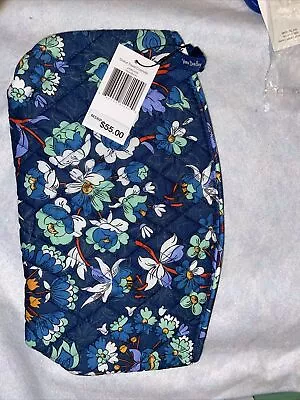 Vera Bradley Grand Travel Cosmetic Floral Bursts Lined Cotton Nwt • $22