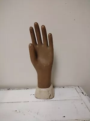 ANTIQUE GLOVE HAND SHOP DISPLAY MANNEQUIN CREEPY DECO Rubber? • $19.99