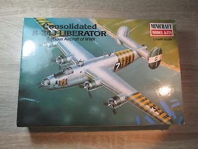 1/144 Minicraft Consolidated B-24J Liberator Kit #14402 Open Box  WWII WW2 • $11.95