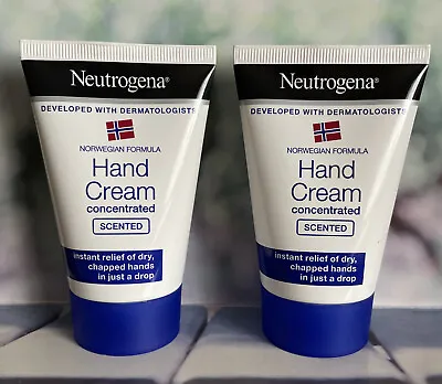 Neutrogena Hand Cream Concentrated Scented 2 X 50ml Travel New *FAST POST* • $17.48