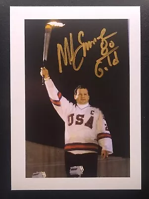 Mike Eruzione 1980 USA Hockey Champs Signed 5x7 Photo Auto Autograph 80 Gold • $11.03