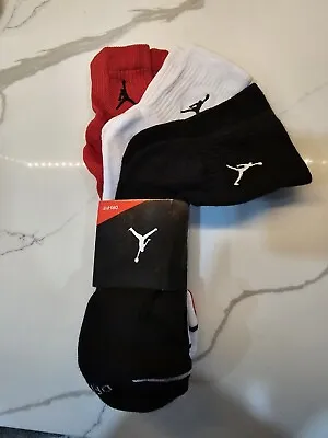 Nike Air Jordan 3 Pairs  Max Ankle Socks Men’s Size  7-12 • $13.99