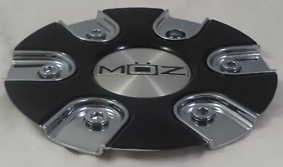 Moz Wheels Black/Chrome Custom Wheel Center Cap # 2001-20 NEW! • $60