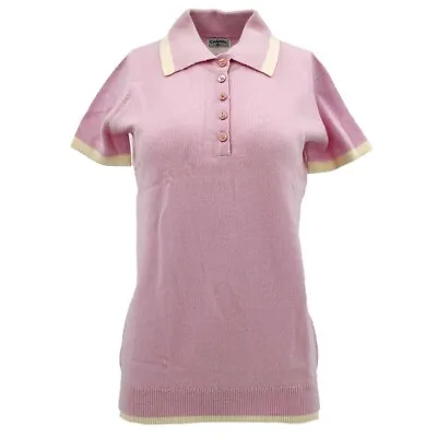 Chanel Polo T-shirt Pink 96C #44 123393 • £995.84