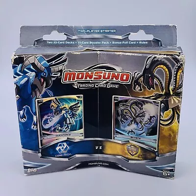 2012 Topps Monsuno Trading Card Game Two Player Starter Deck Core-Tech Vs. Storm • $16.99