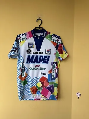 Mapei Colnago Sportful World Cup 1998 Mens Cycling Jersey Size L • $39