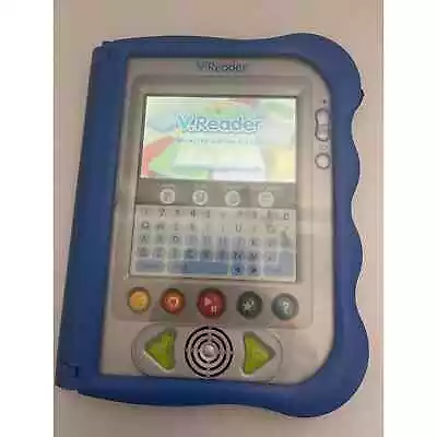 Vtech V.Reader Electronic Reading Learning System Tablet Console Blue -TESTED • $29