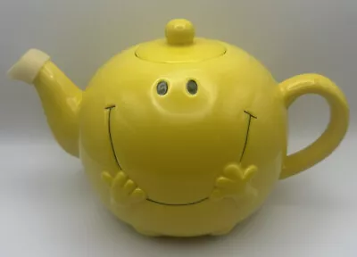 Mr Men Mr Happy Yellow Novelty Tea Pot 2016 Collectible • £14.99