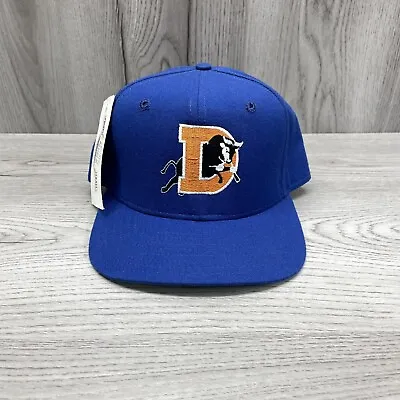 Vintage New Era Pro Model Durham Bulls Blue Orange Snapback Hat NEW OLD STOCK ML • $39.99