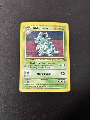 Pokémon TCG Nidoqueen Jungle 7/64 Holo Unlimited Holo Rare • $8.99