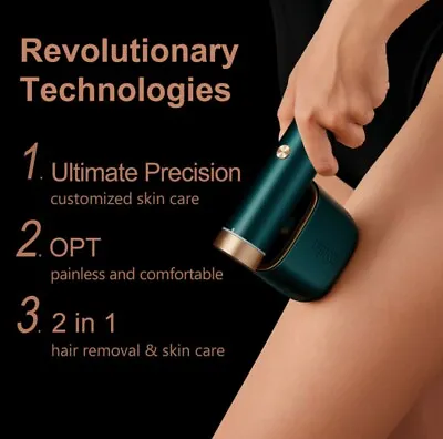 (NEW)BOSIDIN Painless Permanent Hair Removal Device Epilation Grn D-1178 W/OG • $250