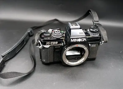 Minolta X-700 MPS Black 35mm SLR Film Camera Body Made In Japan UNTESTED! • $45