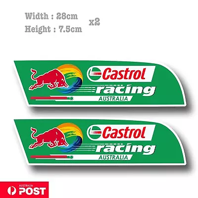 Castrol Racing Red Bull Racing Australia Logo Large Slap Sticker • $22