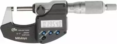 Mitutoyo 293-330-30 IP65 Digital Outside Micrometer With SPC Output 0 To 1  • $231.20