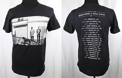 Macklemore & Ryan Lewis 2016 Concert Tour Black S/S T-Shirt M • $21.24