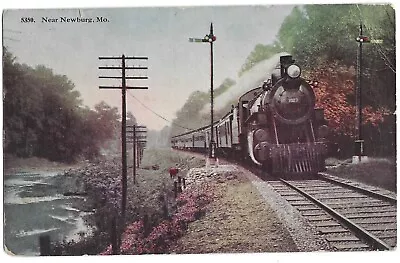 Newburg MO Missouri 1910 Postcard Frisco Railroad Fred Harvey • $5.99