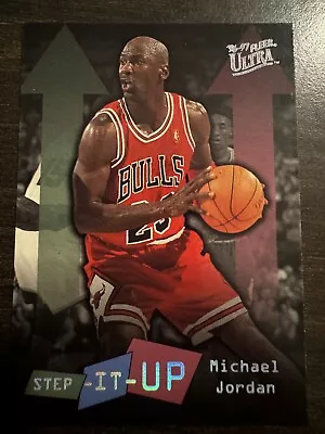  96-97 Fleer Basketball Ultra Step It Up #280 Michael Jordan HOF Chicago Bulls  • $2.37
