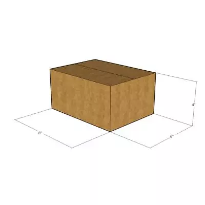 8x6x4 Multi-Depth 2  New Corrugated Boxes For Moving Or Shipping Needs • $19