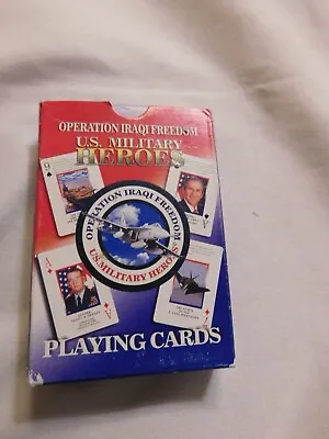 Operation Iraqi Freedom US Military Heroes Playing Cards • $15.15