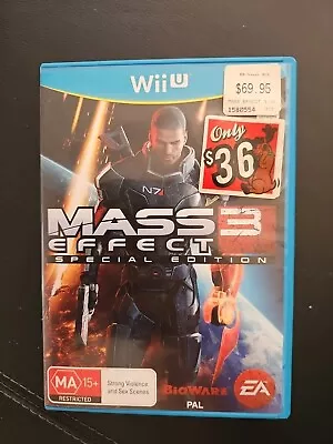 Mass Effect 3 + Manual - Nintendo Wii U - Tested & Working - Free Postage • $14.75