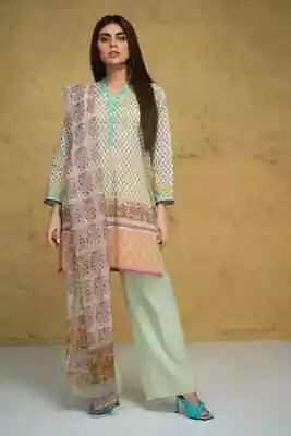 Brand New 3 Piece ORIGINAL KHAADI Lawn Suit (unstitched) • £11.99