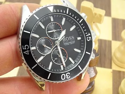 HUGO BOSS Ocean Edition 45mm Man's Designer Chronograph Wristwatch Head • £10.50