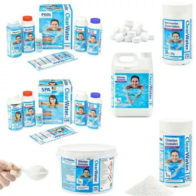 Bestway ClearWater Lay-Z-Spa Swimming Pool Spa & Hot Tub Chemicals & Kits UK • £23.99