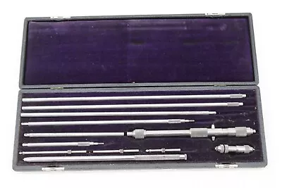 Starrett 4  To 32  Range Tubular Inside Micrometer Set Goodell Pratt 618 & Case • $99.99