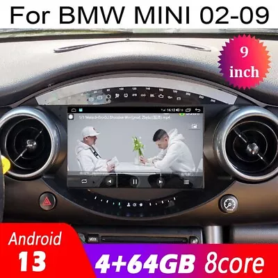 9  Touchscreen Radio Android GPS Navigation CarPlay For BMW MINI Cooper 02~06 • $680