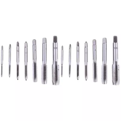 14 Pcs Bearing Steel Metric Screw Thread Tap Tap Die Sets Metric Tap Set • $15.13