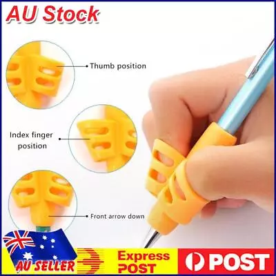 Writing Pencil Holder Kids Learning Practise Pen Aid Grip Posture Correction • $13.19