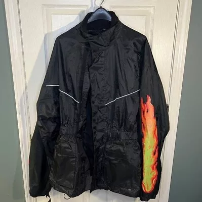 Himalaya Motor Bike Wear Motorcycle Rain Suit Jacket And Pants 3XL Reflective • $30