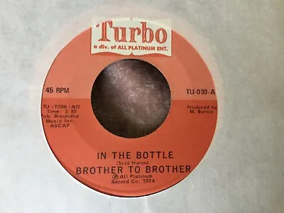 £16 • Buy Brother To Brother ~ In The Bottle ~ Tu 039 ~ Mecca Classic ~ Mint  45