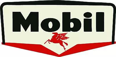 #418 (1) 4.5  Vintage Mobil Racing Race Decal Sticker Laminated  • $4.39