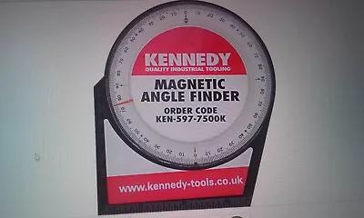 Kennedy Magnetic Angle Finder Ceramic Magnet With Vee Grooves 0 - 90 Any Quad • £16.80