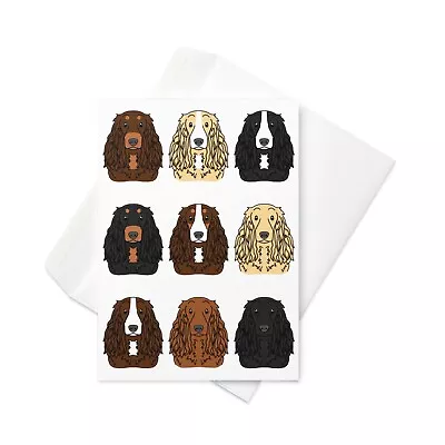 Cocker Spaniel Card Cocker Spaniel Birthday Card Dog Print Card Spaniel Gift • £2.69