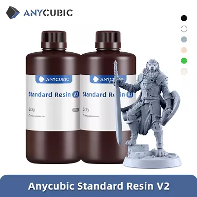 1/2/3/5/10KG ANYCUBIC 405nm UV Standard Resin V2 For LCD 3D Printers Lot • $249.99