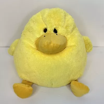 Mushable Pot Bellies Yellow Duck Plush Microbead 12  Round Jay At Play Easter • $20