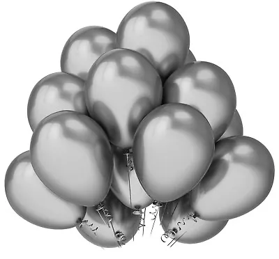 Metallic Balloons 5/10 Inch Birthday Balloons Shiny Helium Rainbow Balloons • £2.19